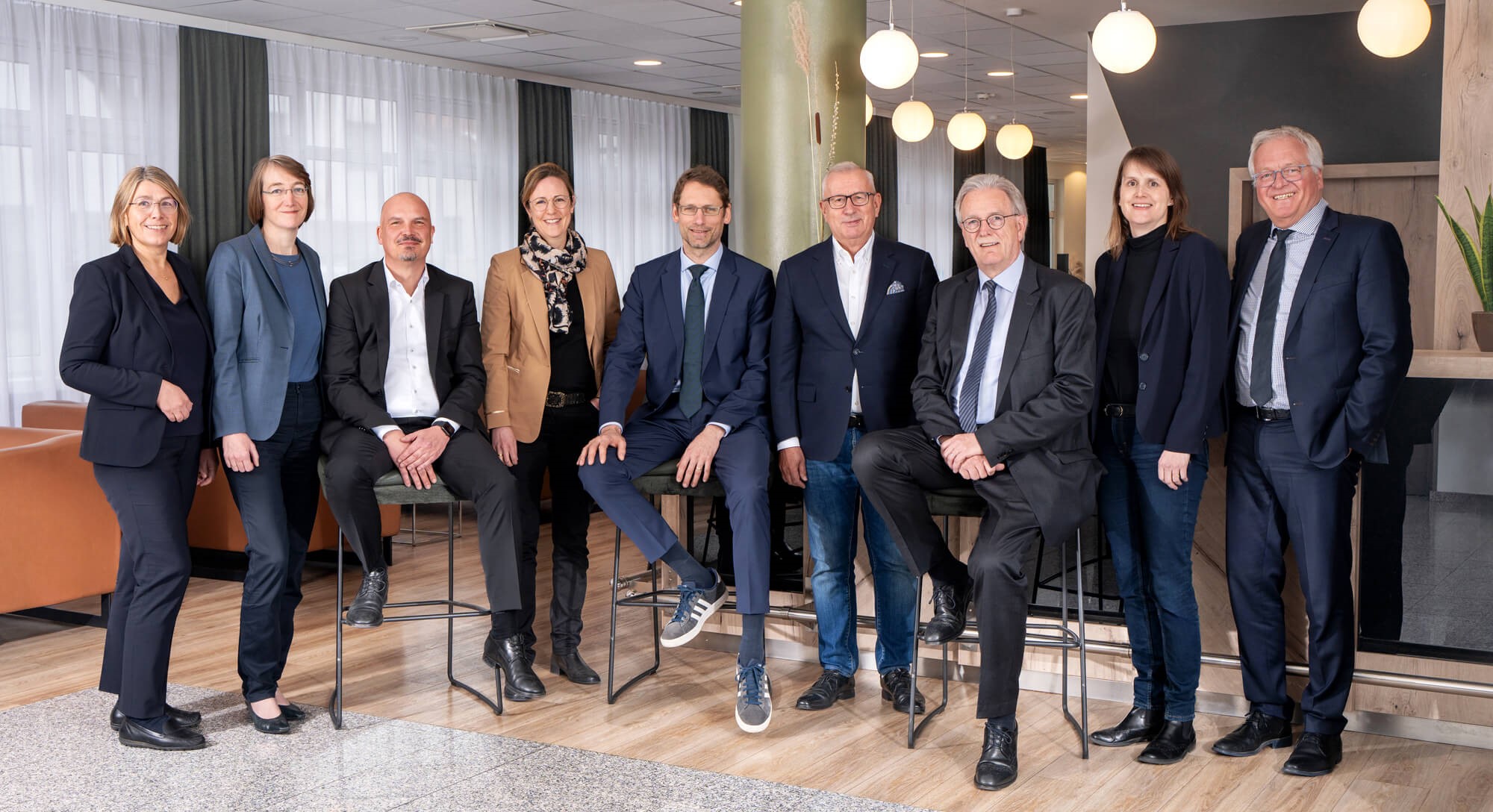 Gruppenbild des Aufsichtsrats der EZVK